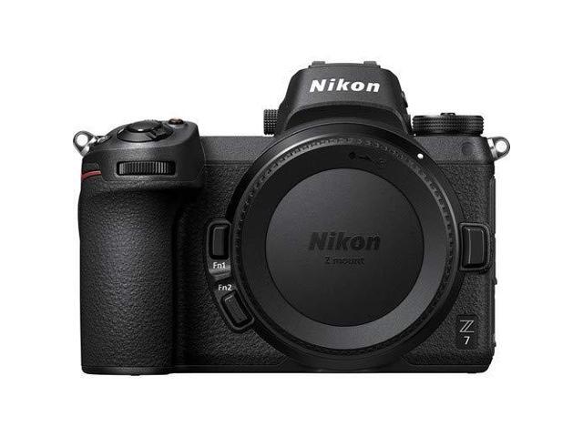 Nikon Z 7 Mirrorless FX-Format Digital Camera (Body Only) - Bundle 64GB Memory Card + EN-EL15 Li-on Battery + External Rapid Charger + 72mm 3 Pc...