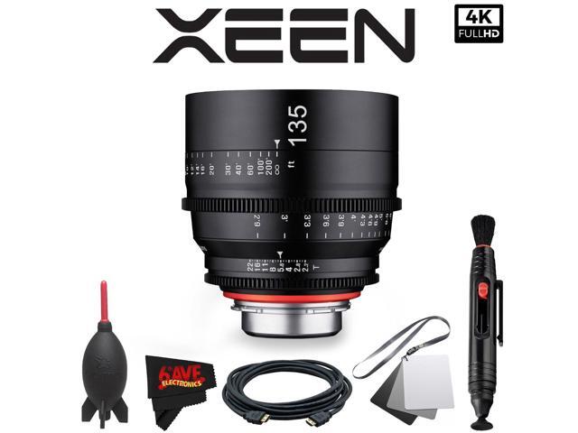 Rokinon Xeen 135mm T2.2 Lens with PL Mount with Professional Accessory Kit