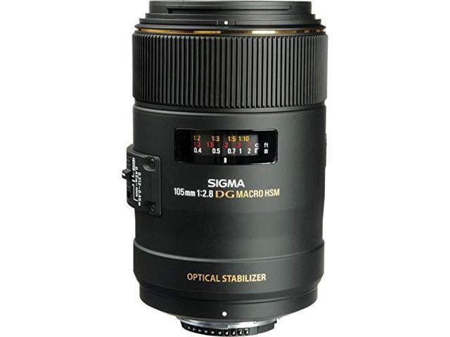 Sigma 105mm f/2.8 EX DG OS HSM Macro Lens for Nikon AF Cameras (Intl Model) Standard Kit