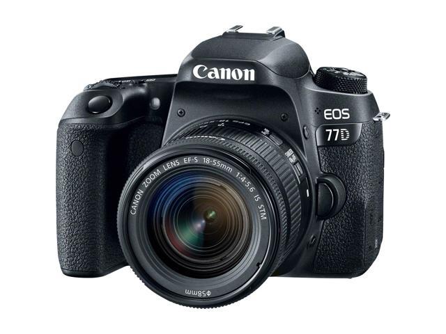 Canon EOS 77D DSLR Camera with 18-55mm Zoom Lens 24.2 MP CMOS - Essential Bundle - (Intl Model)