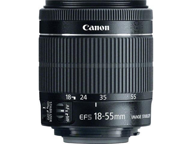 Canon EF-S 18-55mm f/3.5-5.6 IS STM Lens 8114B002 + 58mm 3 Piece Filter Kit + SD Card USB Reader + 32GB SDHC Class 10 Memory Card + Deluxe Starter...