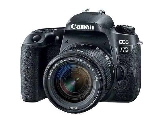 Canon EOS 77D DSLR Camera with 18-55mm Lens (Intl Model) (1892C016) - Starter Bundle