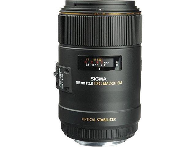 Sigma 105mm f/2.8 EX DG OS HSM Macro Lens for Canon EOS Cameras (Intl Model) Standard Kit