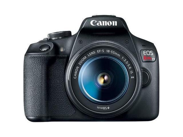 Canon EOS Rebel T7 DSLR Camera with 18-55mm Lens Bundle with UV Filter + Carrying Case and More