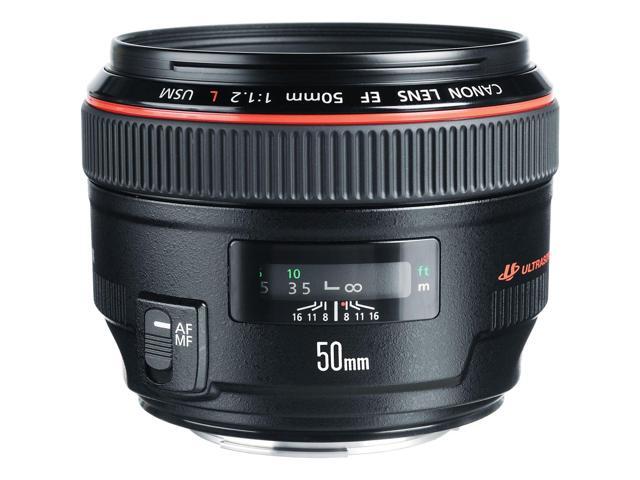 Canon EF 50mm f/1.2L USM Lens International Version (No Warranty) Professional Accessory Combo