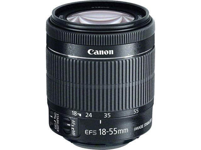Canon EF-S 18-55mm f/3.5-5.6 Lens (8114B002WB) + Deluxe Lens Pouch + Deluxe Cleaning Kit + MicroFiber Cloth Bundle
