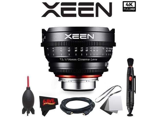 Rokinon Xeen 14mm T3.1 Lens for Canon EF Mount with Professional Accessory Kit