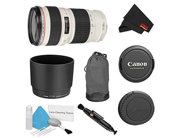 Canon EF 70-200mm f/4L USM Lens Bundle (Intl Model)