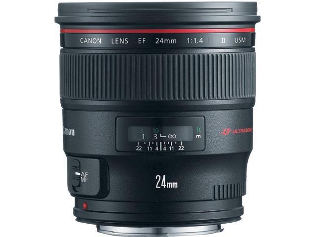 Canon EF 24mm f/1.4L II USM Lens International Version (No Warranty) Professional Accessory Combo