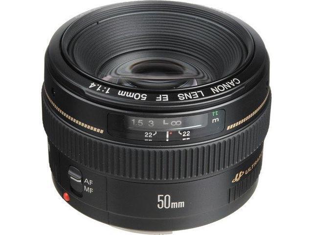 Canon EOS 6D Mark II DSLR Camera (Body Only) Basic Filter Bundle + Canon EF 50mm f/1.4 USM Lens - Intl Model