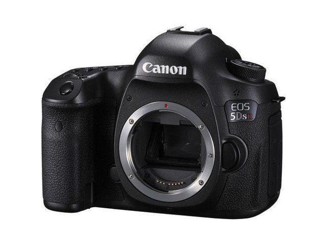 Canon EOS 5DS R Digital SLR Camera 0582C002 (Body Only) - Bundle with 32GB Memory Card + Spare Battery + Digital Slave Flash + More