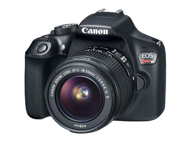 Canon EOS Rebel T6 DSLR Camera with 18-55mm IS Lens & 55-250mm IS STM Lens + LED + UV FLD CPL Filter Kit + Wide Angle & Telephoto Lens + Camera...
