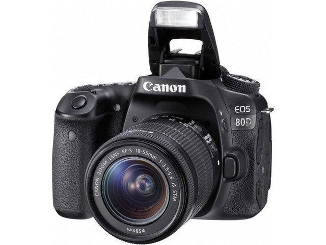 Canon EOS 80D DSLR Camera with 18-55mm Lens Basic Bundle + 50mm Lens (Intl Model)