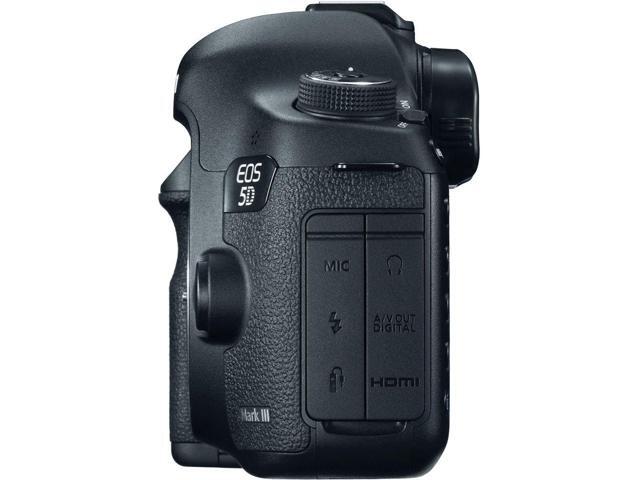 Canon EOS 5D Mark III DSLR Camera (Body Only) + Tripod + Wireless Remote + Condenser Microphone + Case + Wrist Strap + Card Reader - Intl Model