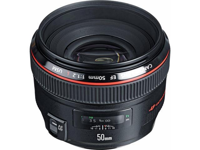 Canon EF 50mm f/1.2L USM Camera Lens (Intl Model) + 3 Pcs Filter Kit + Cleaning Kit