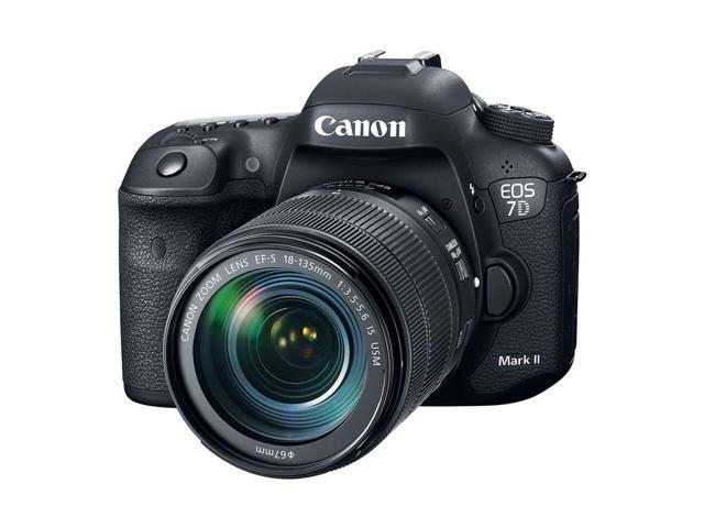 Canon EOS 7D Mark II DSLR Camera with 18-135mm f/3.5-5.6 IS USM Lens -Lens Kit + 20.9 MP + Dual Digic 6 + Full HD + 32 GB Memory Card + Filters +...
