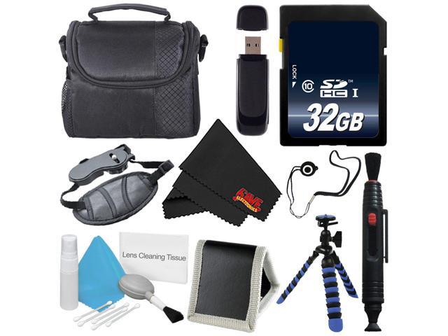 Accessory Kit for Nikon Coolpix B500,B700, P900, 32GB SDHC Class 10 Secure Digital High Speed Memory Card + Camera Case + MORE
