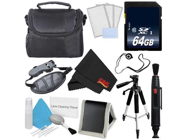 Accessory Kit for Nikon Coolpix B500,B700, P900, 64GB SDXC Class 10 Secure Digital High Speed Memory Card + Camera Case + MORE