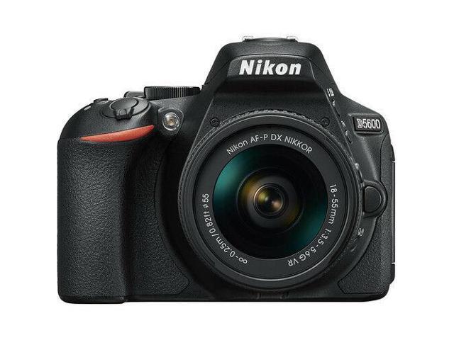 Nikon D5600 DSLR Camera with 18-55mm VR AF-P Lens (Black) 1576 (International Model) + EN-EL14A Rechargeable Li-Ion Battery + 32GB SDHC Memory Card...