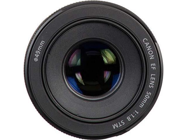 Canon EF 50mm f/1.8 STM Lens (Intl Model) Basic Bundle