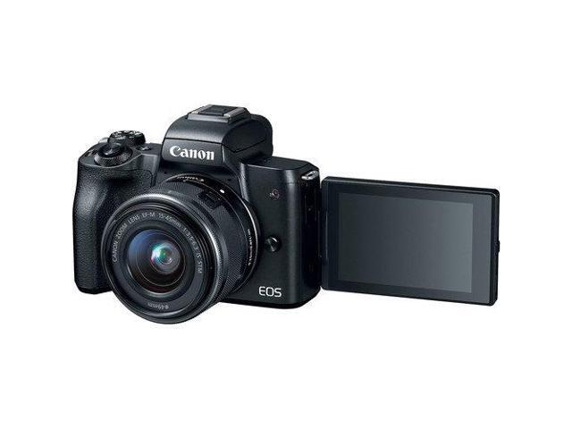 Canon EOS M50 Mirrorless Digital Camera with 15-45mm Lens and 4K Video Starter Bundle - Intl Model