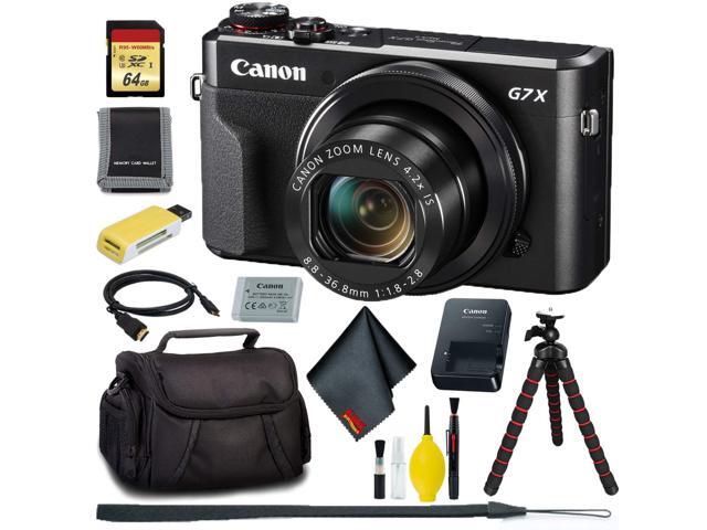 Canon PowerShot G7 X Mark II Digital Camera + 64GB Memory Bundle