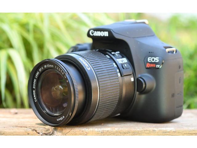 EOS Rebel T7 with EF-S 18-55mm Lens + Bag Bundle + Cleaning Kit