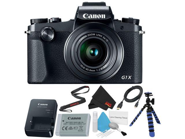 6Ave Canon PowerShot G1 X Mark III Digital Camera #2208C001 International Version (No Warranty) + Deluxe Cleaning Kit +