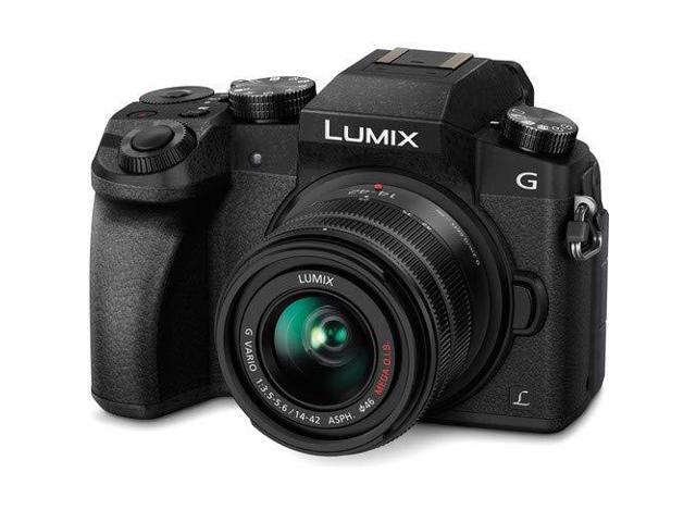 Panasonic Lumix DMC-G7 Mirrorless Digital Camera with 14-42mm Lens - Starter Bundle