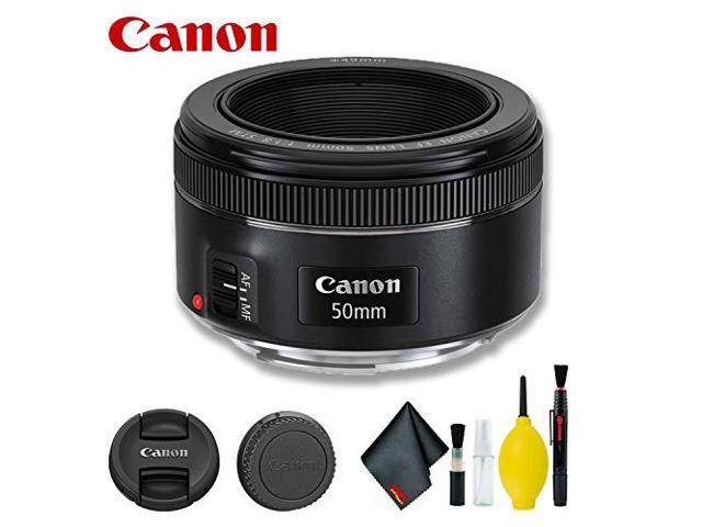 Canon EF 50mm f/1.8 STM Lens (Intl Model) Basic Bundle