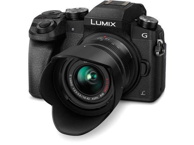 Panasonic Lumix DMC-G7 Mirrorless Digital Camera with 14-42mm Lens - Starter Bundle