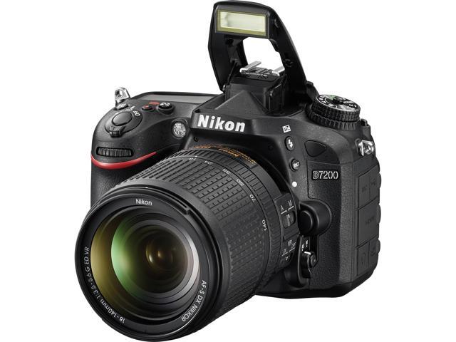 Nikon D7200 DSLR Camera with 18-140mm Lens 1555 (International Model) + MicroFiber Cloth + Deluxe Lens Pouch + Carrying Case Bundle