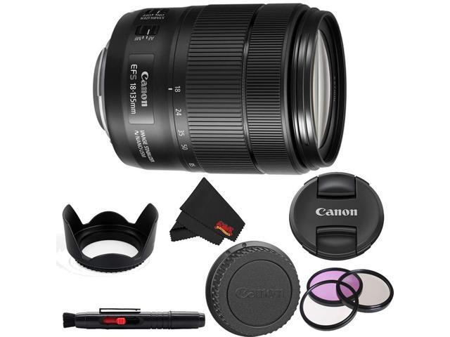 canon ef-s 18-135mm f/3.5-5.6 is usm lens (international model) standard bundle