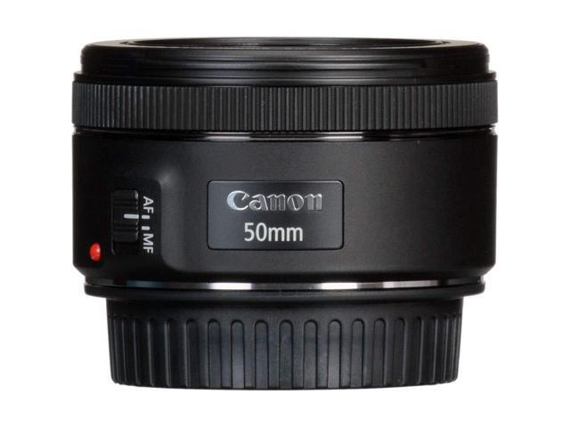 Canon EF 50 F 1.8 STM Lens Camera Lens (International Model) + 3 Pcs Filter Kit + Cleaning Kit