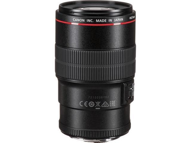Canon EF 100mm f/2.8L Macro IS USM Lens Bundle with Cleaning Kit, Filter Kits, and Padded Lens Case (Intl Model)