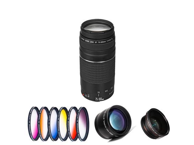 Canon EOS Rebel T6 18-55 DC III Kit + Canon EF 75-300 4.0-5.6 III + Corel Pinnacle Studio + 2X SanDisk 32GB + More