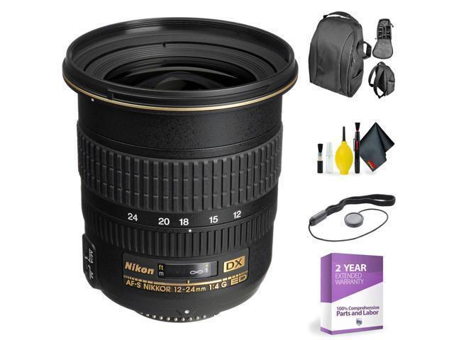 AF-S DX Zoom-NIKKOR 12-24mm f/4G IF-ED Lens + Deluxe Lens Cleaning Kit (International Model)