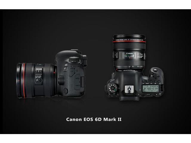 Canon EOS 6D Mark II DSLR Camera (Body Only) with Battery Grip, Cleaning Kit Starter Bundle International Model