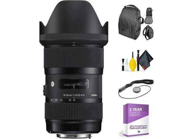 18-35mm f/1.8 DC HSM Art Lens for Nikon F + Deluxe Lens Cleaning Kit (International Model)