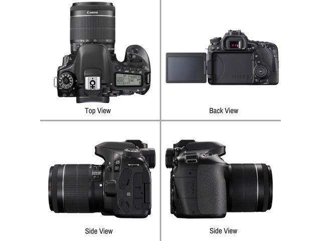 Canon EOS 80D DSLR Camera (Body Only) Flash, Filters, Video Microhphone, and Backpack Bundle International Model