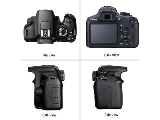 Canon Rebel T6 DSLR Camera with 18-55mm Lens and Canon EF-S 75-300mm Lens Memory Card, Photo Software (Mac), 3 Battery Bundle