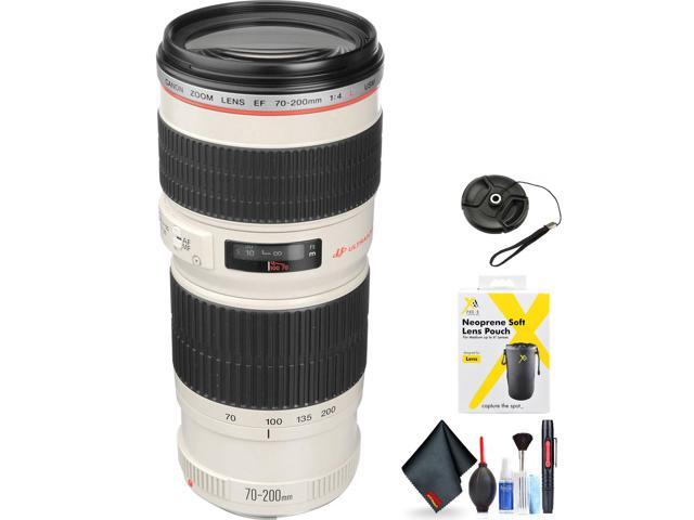 Canon EF 70-200mm f/4L USM Telephoto Zoom Lens for Canon EF Mount + Accessories (International Model with 2 Year Warrant
