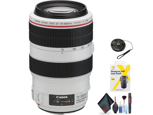 Canon EF 70-300mm f/4-5.6L is USM Lens for Canon EF Mount + Accessories (International Model with 2 Year Warranty)