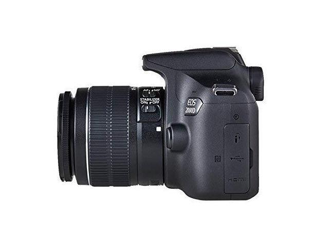 Canon EOS 2000D / Rebel T7 24.1MP CMOS 1080p DSLR Camera + EF-S 18-55mm f/3.5-5.6 Lens (Intl Model)