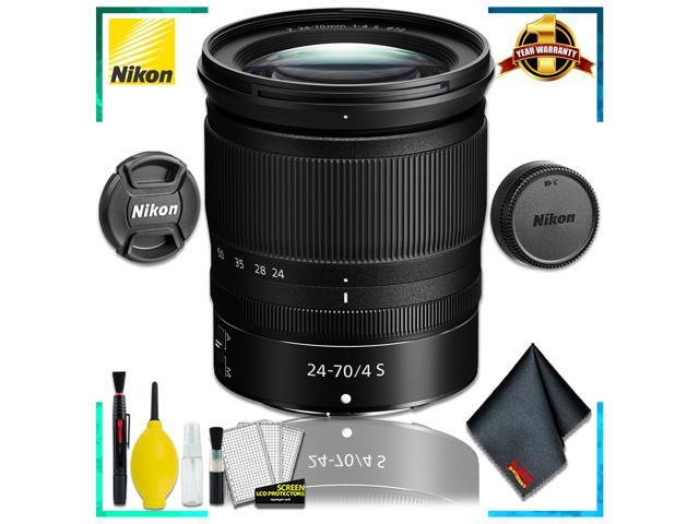 Nikon NIKKOR Z 24-70mm f.4 S Lens (Intl Model) + Cleaning Kit