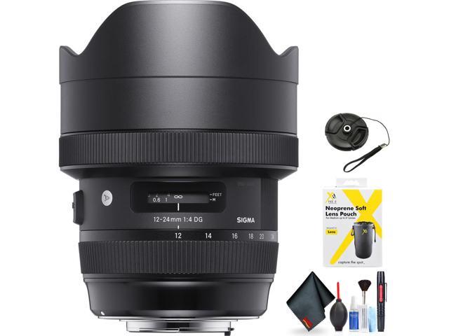 Sigma 12-24mm f/4 DG HSM Art Lens for Nikon F for Nikon F Mount + Accessories (International Model with 2 Year Warranty)