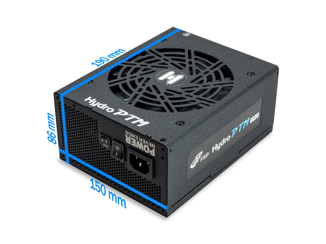 FSP Hydro PTM Pro 850W 80 Plus Platinum Full Modular ATX 12V Power Supply (HPT2-850M)