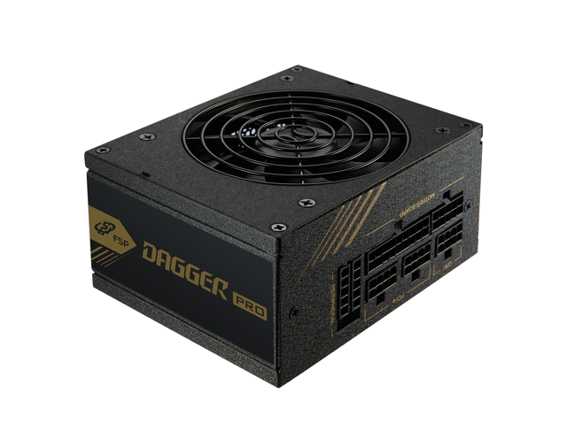 FSP Dagger Pro 850W Mini ITX Solution / SFX 12V / Micro ATX 80 Plus Gold Certified Full Modular VR / 4K Ready Gaming Power Supply (SDA2-850)