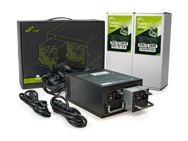 FSP Twins Pro ATX PS2 1+1 Dual Module 500W Efficiency Greater than 90% Hot-swappable Redundant Digital Power Supply with Guardian Monitor Software...