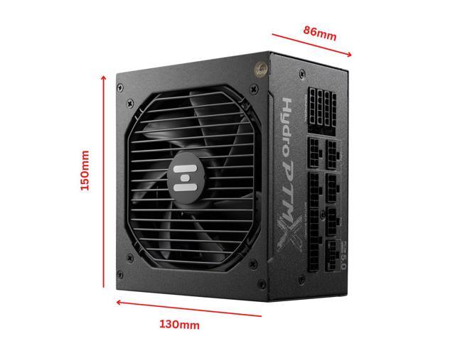 FSP Hydro PTM X PRO 1200W 80 Plus Platinum Full Modular ATX 3.0 PCIe Gen 5. W/ 12VHPWR Cable Power Supply (HPT3-1200M-G5) Compact Size 1200W